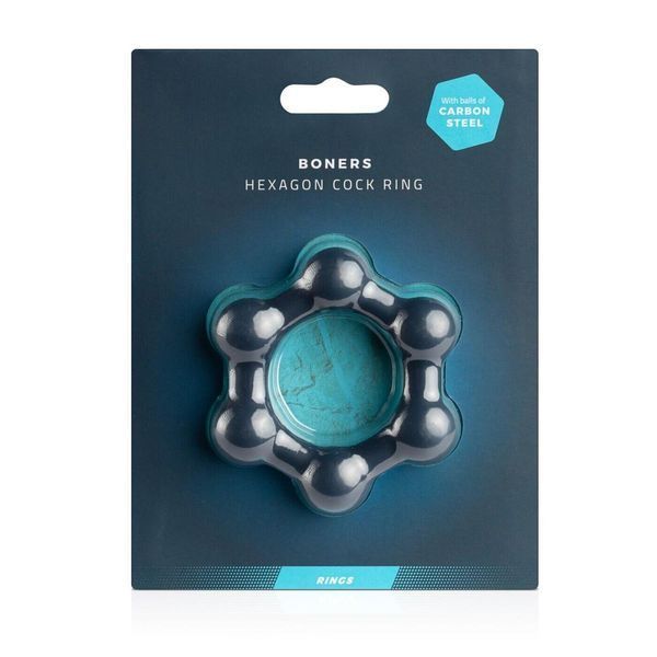 Эрекционное кольцо Boners Hexagon Cock Ring SO8873 фото