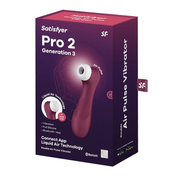 Вакуумный клиторальный стимулятор Satisfyer Pro 2 Generation 3 with Liquid Air (Bluetooth) SO7774 фото