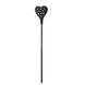 Stack with metal screws Art of Sex - BDSM Heart, eco-leather, Black