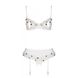 Сексуальний комплект з поясом для панчіх LOVELIA SET white L/XL - Passion SO4780 фото 5 Safeyourlove