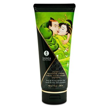 Їстівний масажний крем Shunga Kissable Massage Cream – Pear & Exotic Green Tea (200 мл) SO2508 SafeYourLove