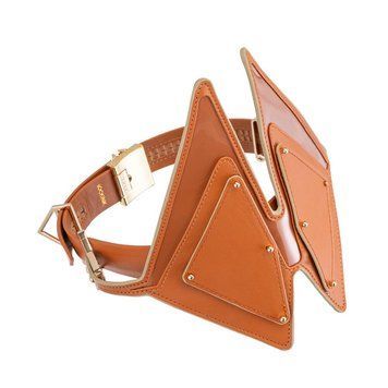 LOCKINK Vixen Blindfold Brown Set Eye Mask