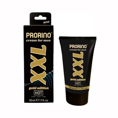 Ерекційний крем збільшує об'єм PRORINO XXL Cream for men - gold edition 50 ml HOT78206 SafeYourLove