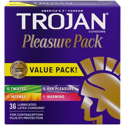 Упаковка 36шт Trojan Pleasure Pack UCIU000220 фото