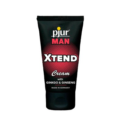 Крем для пеніса стимулювальний pjur MAN Xtend Cream 50 ml, з екстрактом гінкго та женьшеню PJ12900 SafeYourLove