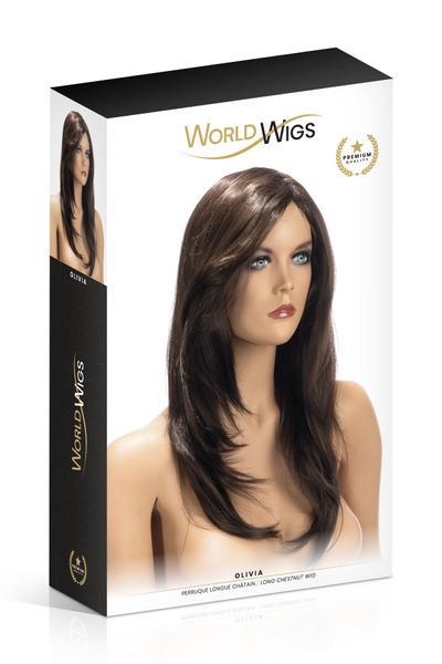 Перука World Wigs OLIVIA LONG CHESTNUT SO4683 SafeYourLove