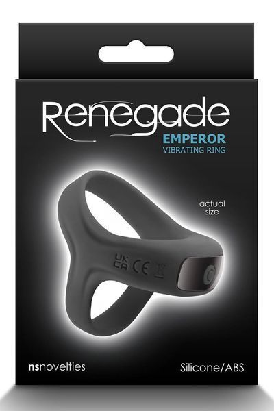 NS Novelties Renegade Vibrating Cock Ring, Black
