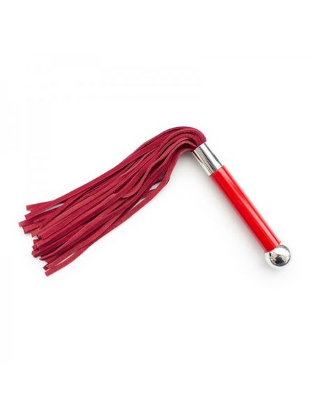 Флоггер DS Fetish Leather flogger suede red 292001054 фото