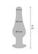 Metal anal plug TOY JOY Diamond, L, 13 &times; 9.5 cm