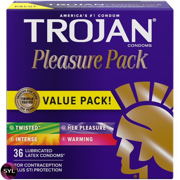 Упаковка 36шт Trojan Pleasure Pack UCIU000220 фото
