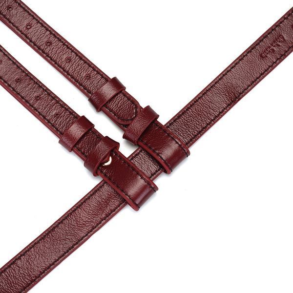 Liebe Seele Wine Red Strap On Harness