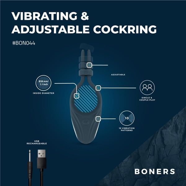 Boners Adjustable Cockring erection ring
