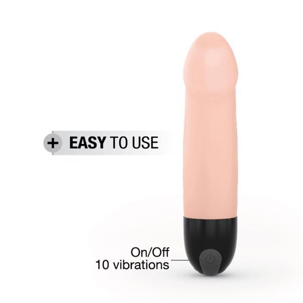 Вибратор Dorcel Real Vibration Flesh 2.0, диам 3,7см, перезаряжаемый, для точки G, размер S SO7392 фото