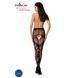 Erotic bodystocking tights Passion S007, beautiful fishnet tights with cut out, color Black