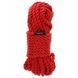 Lina do bondage Taboom, 10 m x 7 mm, Red