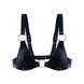 Bodice made of genuine leather Feral Feelings - Bikini Top, color Black
