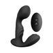 S Pleasures Premium FUZZY prostate massager, with relief, 10 vibration modes, heating, Black