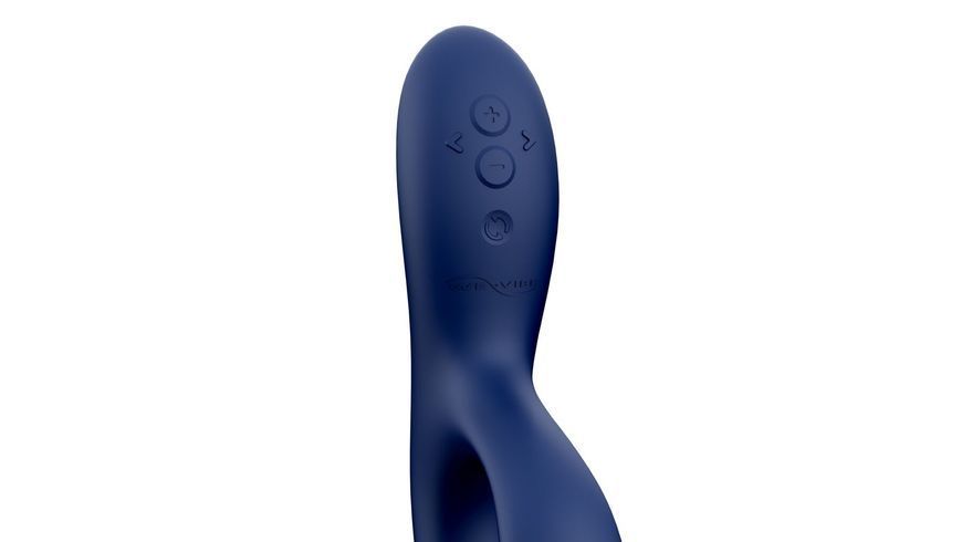 Inteligentny wibrator w kształcie kr&oacute;liczka We-Vibe Nova Midnight, ergonomiczny, regulowany kąt nachylenia korpusu