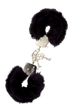 Наручники METAL HANDCUFF WITH PLUSH, BLACK, Черный T160031 SafeYourLove