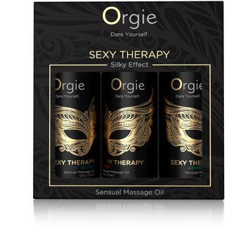 Набір масажних олій 3х30 мл з ароматами-афродизіаками SEXY THERAPY, Orgie (Бразилія-Португалія) 17137 SafeYourLove