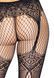 Tights Leg Avenue Fishnet tights with back seam One size, back seam, lace, mesh, Black