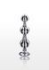 Metal anal tree with crystal Toy Joy Anal Play Diamond Star Beads, Medium