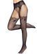 Tights Leg Avenue Fishnet tights with back seam One size, back seam, lace, mesh, Black