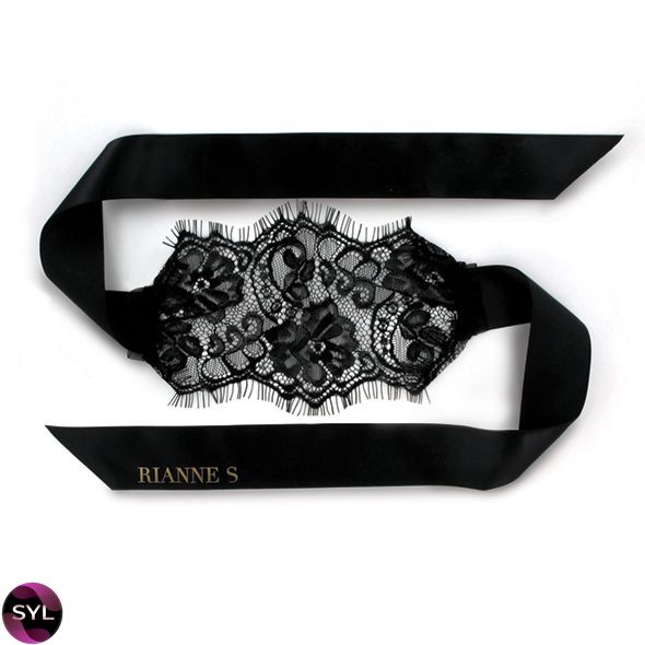 Романтический набор Rianne S: Kit d'Amour: вибропуля, перышко, маска, чехол-косметичка Black/Pink SO3871 фото