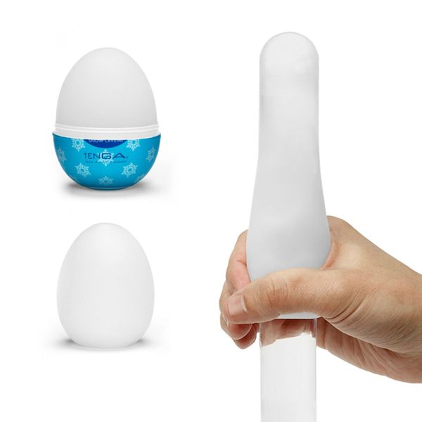 Мастурбатор-яйцо Tenga Egg Snow Crystal с охлаждающим лубрикантом SO8063 фото