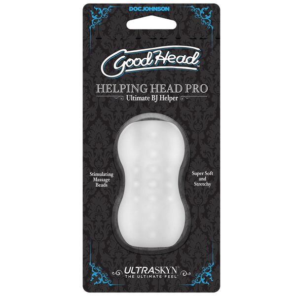 Мастурбатор Doc Johnson GoodHead – Helping Head Pro – Frost SO6069 SafeYourLove