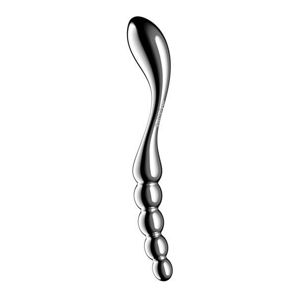 Metalowy dildo Satisfyer Star Force 1, dwustronny, można podgrzewać i chłodzić