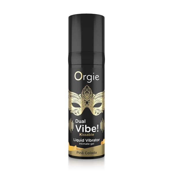 Koktajl wibracyjny w płynie Pina Colada DUAL VIBE!, 15 ml Orgie (Brazylia-Portugalia)