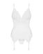 Сатиновий мереживний корсет Obsessive Obsessive 810-COR-2 babydoll & thong SO7158 фото 5 Safeyourlove