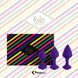 Набір силіконових анальних пробок FeelzToys - Bibi Butt Plug Set 3 pcs Purple SO5064 фото 4 Safeyourlove