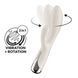 Бежевый вибратор-кролик Satisfyer Spinning Rabbit 1 SX0563 фото