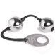 metal vaginal balls "inner Goddess", Silver /, Black