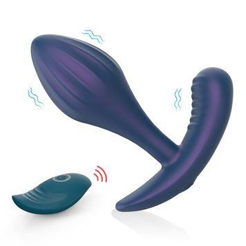 Blue Every Night Toys Miah Prostate Massager with Remote Control, 10 Vibration Modes