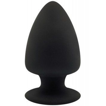 Анальна пробка конічної форми SILEXD Thermo Reactive чорна, Medium SL230290 SafeYourLove