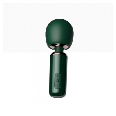 Вибратор-микрофон Qingnan No.5 Powerful Mini Wand Massager, зеленый Q95551 фото