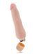 Blush Au Naturel Fabien realistic vibrator, battery-operated, flesh-colored, Beige