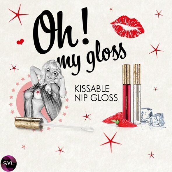 Набор блесков для сосков Bijoux Indiscrets Kissable Nip Gloss DUET (2х13 мл) SO5952 фото