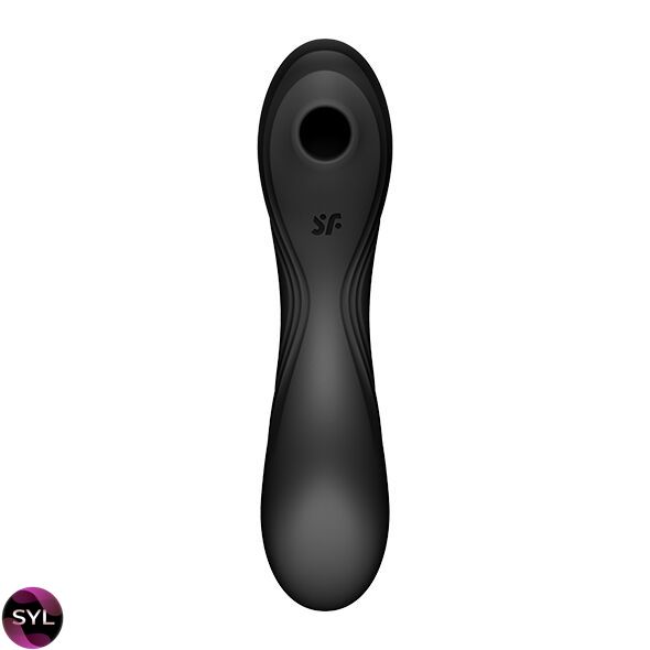 Вакуумний стимулятор з вібрацією Satisfyer Curvy Trinity 4 Black SO6119 SafeYourLove