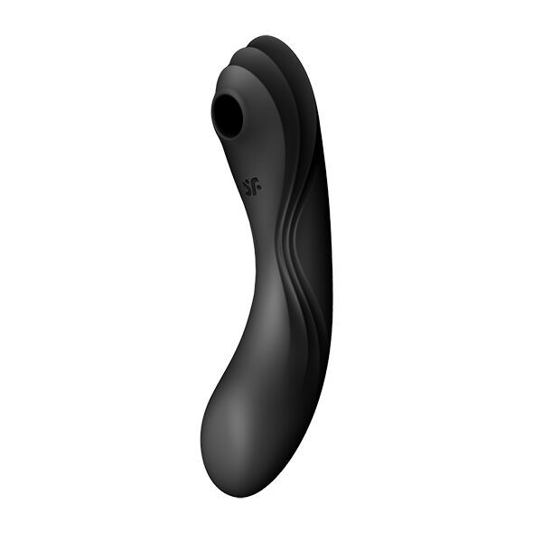 Вакуумный стимулятор с вибрацией Satisfyer Curvy Trinity 4 Black SO6119 фото