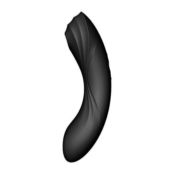 Вакуумный стимулятор с вибрацией Satisfyer Curvy Trinity 4 Black SO6119 фото