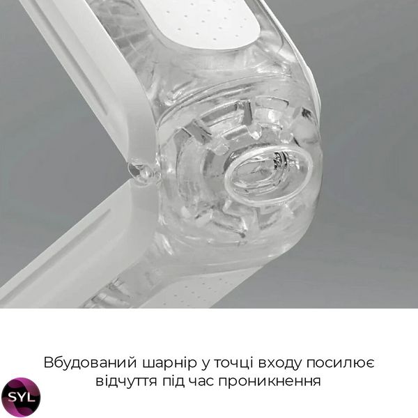 Мастурбатор Tenga Flip Zero Gravity White, змінна інтенсивність стимуляції, розкладний SO6236 SafeYourLove