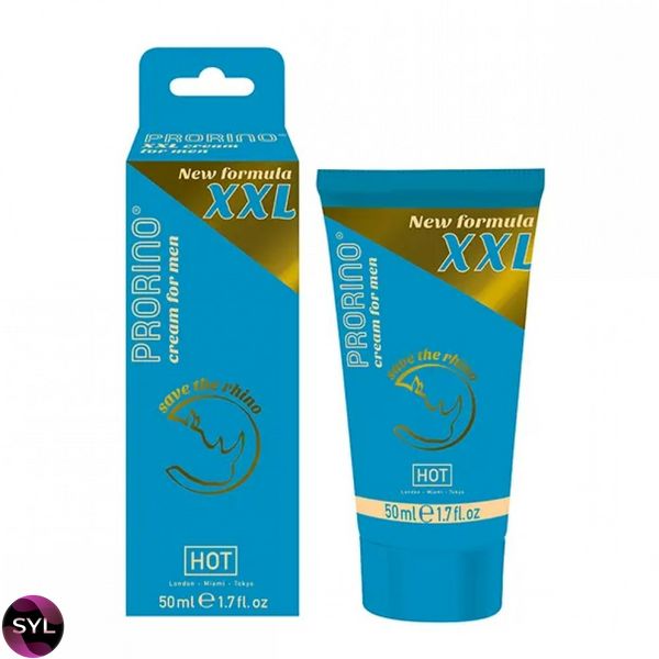 Крем эрекционный увеличивающий объем PRORINO XXL Cream for men 50 ml - New formula HOT78207 фото