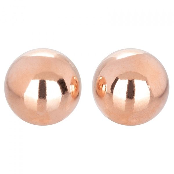 Вагинальные шарики CalExotics Climax Weighted Kegel Balls Nickel-Free - Rose Gold CE13477 фото