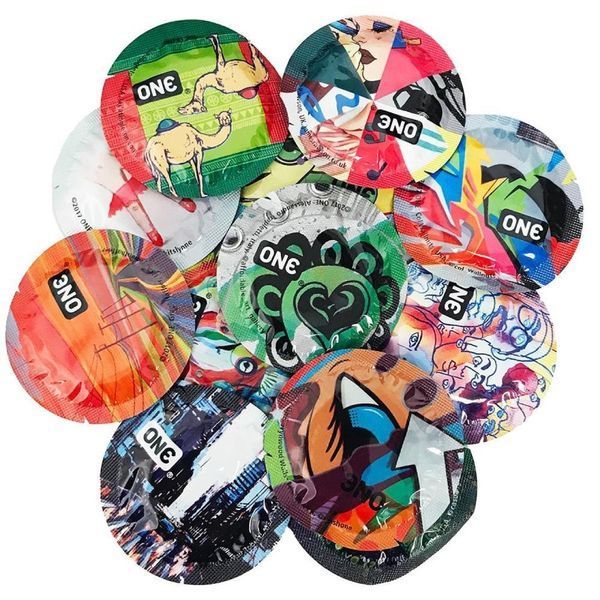 Набір міцних презервативів класичної форми One Extra Strong із різним дизайном (ціна за 5 шт.) O6339 SafeYourLove