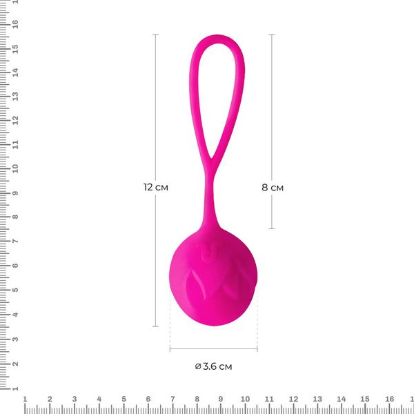 Вагінальні кульки Adrien Lastic Geisha Lastic Balls Mía Magenta (L), діаметр 4 см, маса 42 г AD40551 SafeYourLove