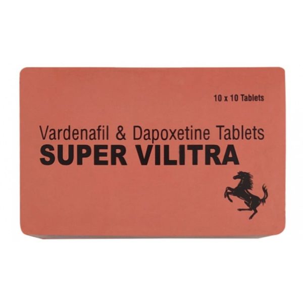 Viagra tabletki Super Vilitra Levitra + Dapoxetine (cena za talerz, 10 tabletek)